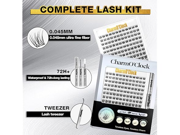 CharmO'clock NS4210030 lash clusters kit