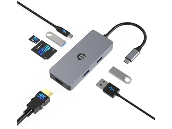 7-in-1 USB-C Hub Docking Station