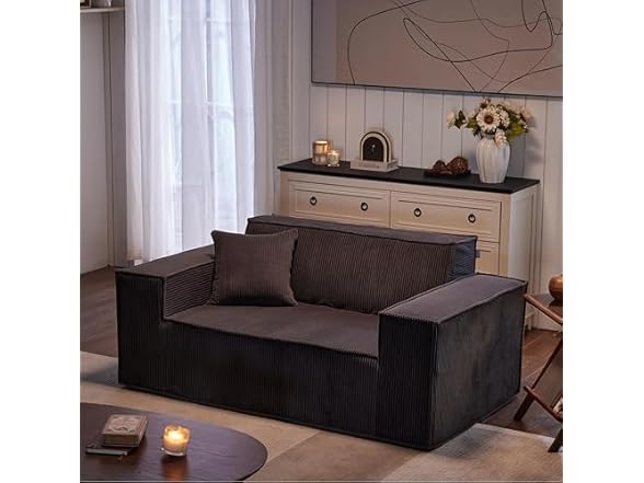 Dark Grey Loveseat