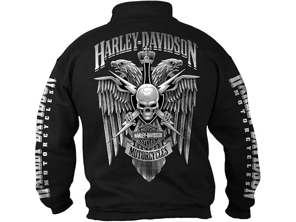 Harley-Davidson Men (XL) Lightning Zip Sweatshirt