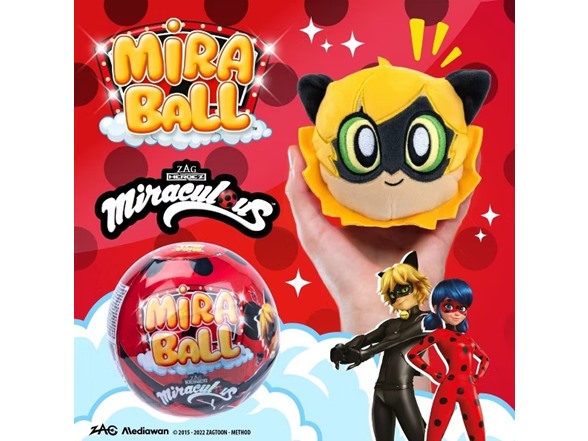 Miraball Surprise Plush - Miraculous Ladybug 4PK