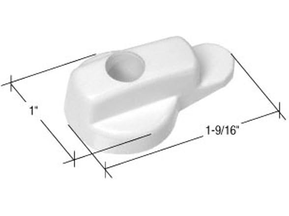 Andersen White Hinged Screen Door Latch