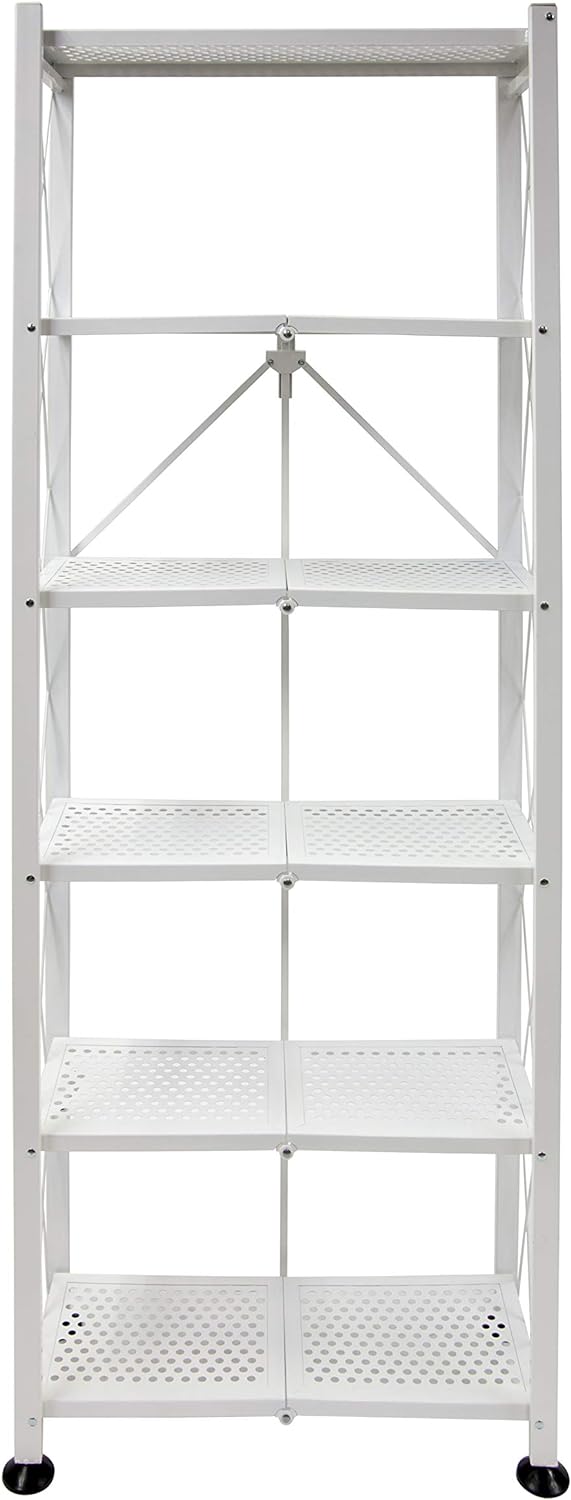 Origami 6 Tier Classic Metal Storage Shelves - Gallery 11