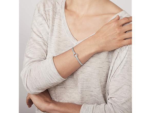 Skagen Women's Trendy Silver Stainless Steel Bracelet