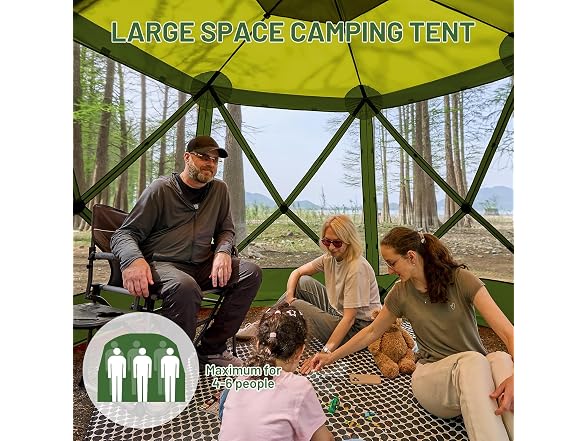 Timber Ridge Green Pop Up Canopy Tent