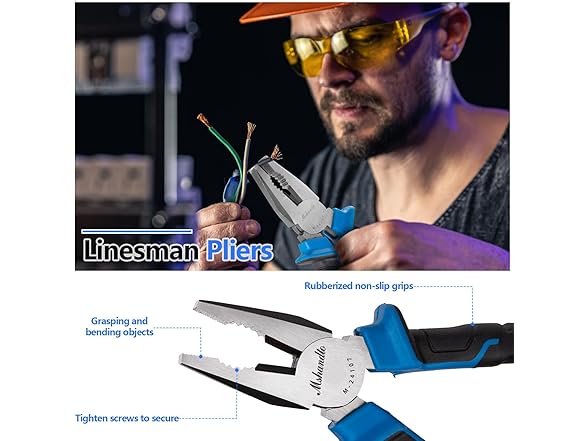 mshandto Pliers Tool Set, 12Pcs