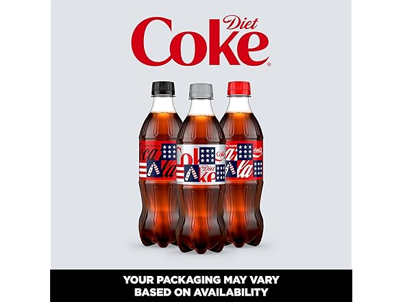 6PK Diet Coke Diet Soda, 16.9 fl oz Bottles