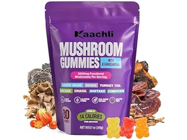 $13.99, Was $25.99, 46% Off! Ashwagandha and Mushroom Gummies dealfomo