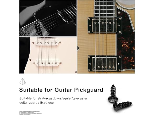 100Pack Guitar & Bass Pickguard Screws