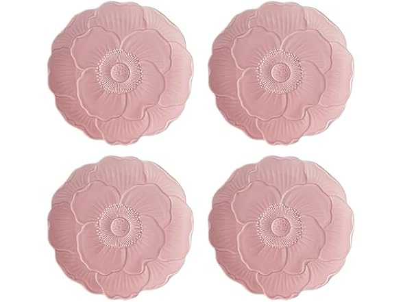 Lenox Butterfly Meadow Pink 4-Piece Accent Plates