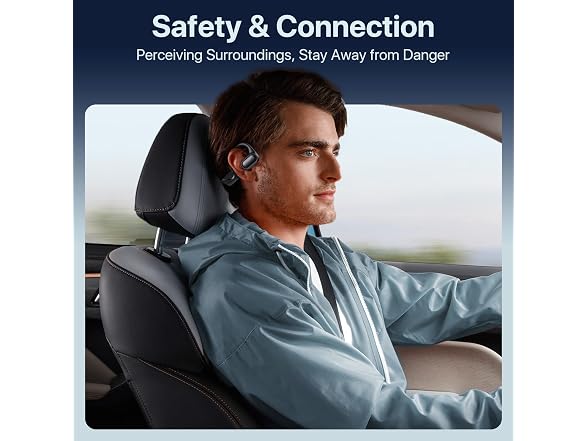 ZORIOXI Open Ear Headphones with Mic