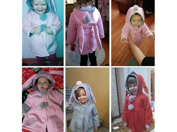 Yagata Girls (6-12 MOS) Toddler Baby Bunny Coat