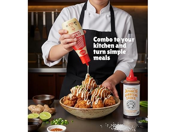 5 Item Set- Japanese Mayo & BBQ Sauce & Ramen