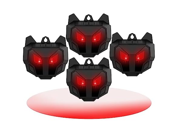 NUIODW 4 Pack Nocturnal Animal Repellent