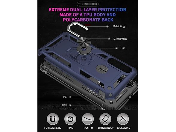 YZOK Compatible with Moto G Fast case