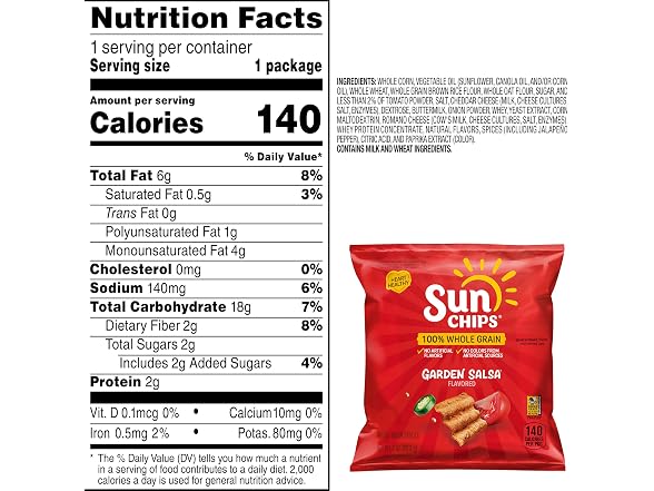 SunChips Garden Salsa Pack of 104