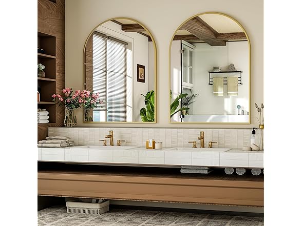 Easly Arch Bathroom Mirror, 20x30 inch