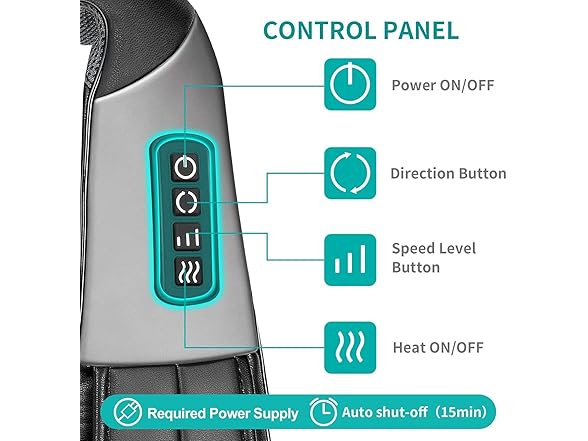 Nekteck Shiatsu Neck Massager