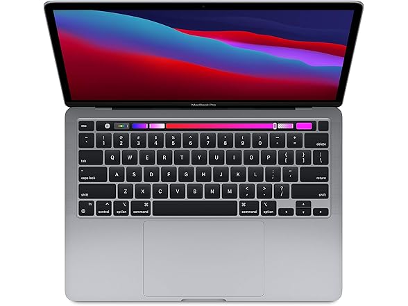 Apple MacBook Pro 2020 with Apple M1 Chip (13-inch, 8GB RAM, 256GB SSD Storage) Space Gray (Renewed) (Open Box)