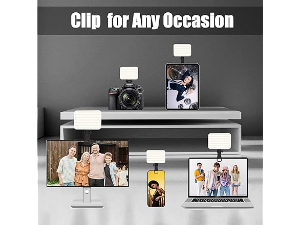 BANSINE USB-Rechargeable LED Selfie Light