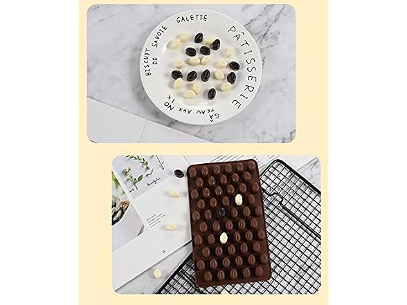 WOIWO 1 PC Mini Coffee Bean Silicone Mold