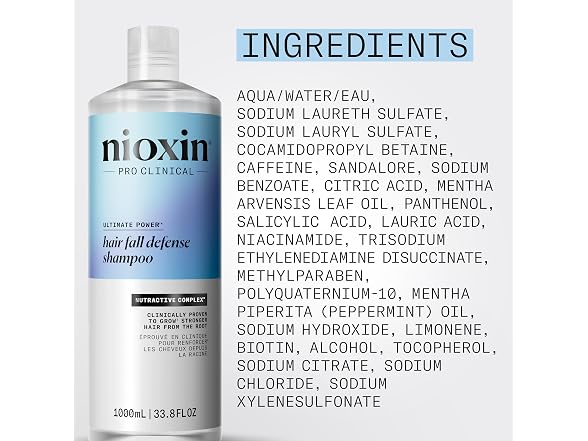 Nioxin Ultimate Power Hair Fall Defense Shamp 085A