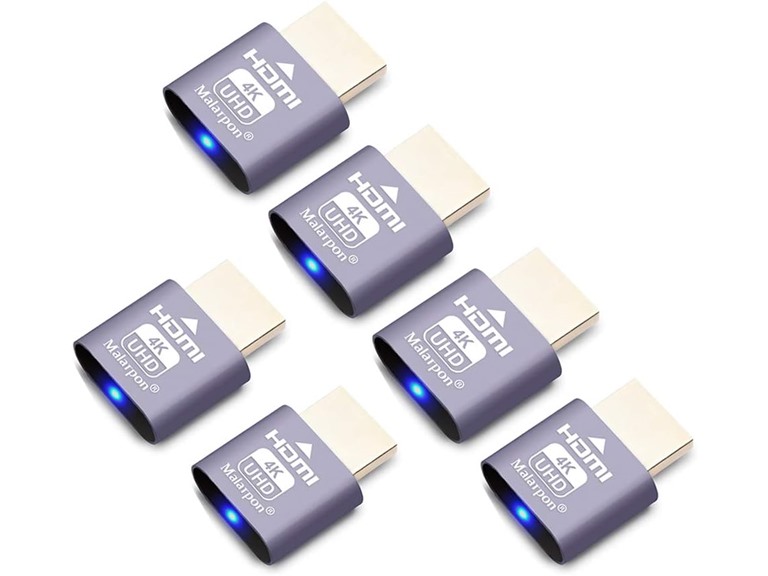 (VALUE PACKS) HDMI Dummy Plug fit-Headless Display Emulator