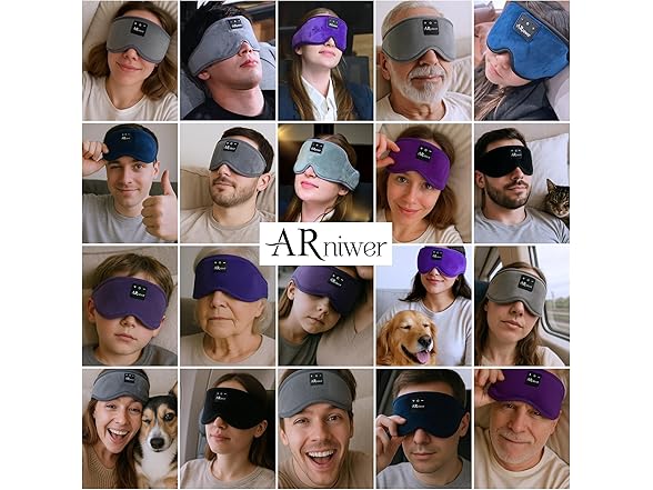 ARniwer Bluetooth Music Eye Mask
