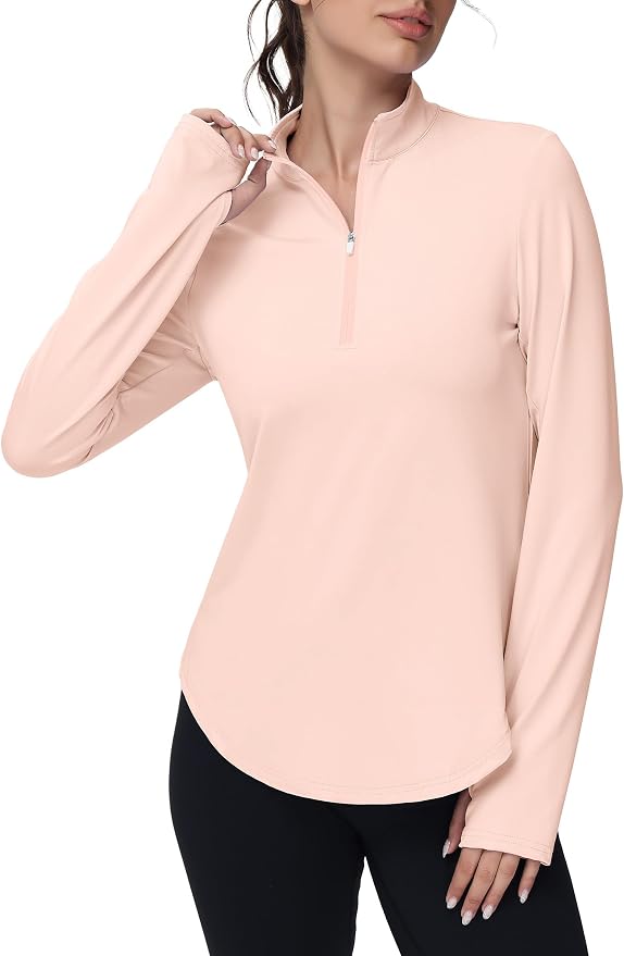 Ggov Women Golf Polo Long Sleeve Workout V Shirts - Gallery 15