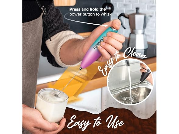 PowerLix Powerful Handheld Milk Frother  - Gallery 5