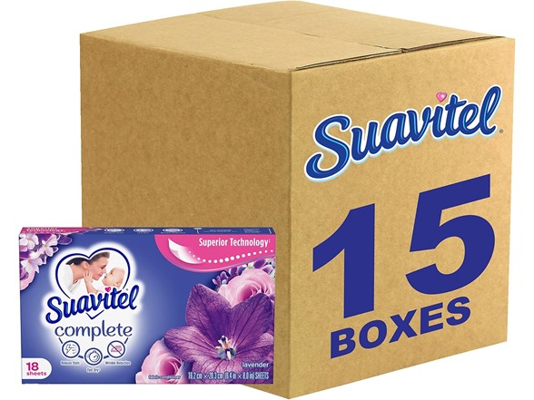 Suavitel Complete Fabric Conditioner Dryer Sheets
