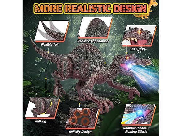 Bokigibi Realistic Remote Control Dinosaur