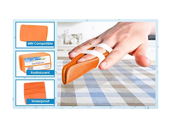 Primacare IS-5202 (Pack of 10) Padded Aluminum Finger Splints