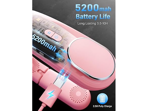 korbot ChillGo Bladeless Neck Fan