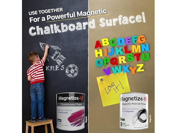 Magnetize-It! Chalkboard Paint, 32oz, MICBP-2292