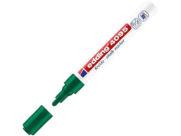 edding 4095 Chalk Marker - Green (Box of 10)