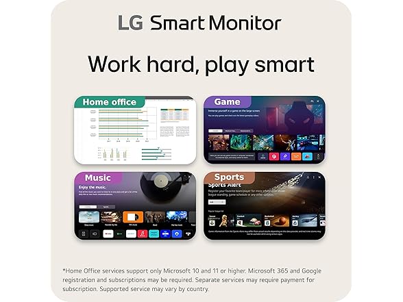 LG 32" 4K Smart Monitor | 32SR70U-W