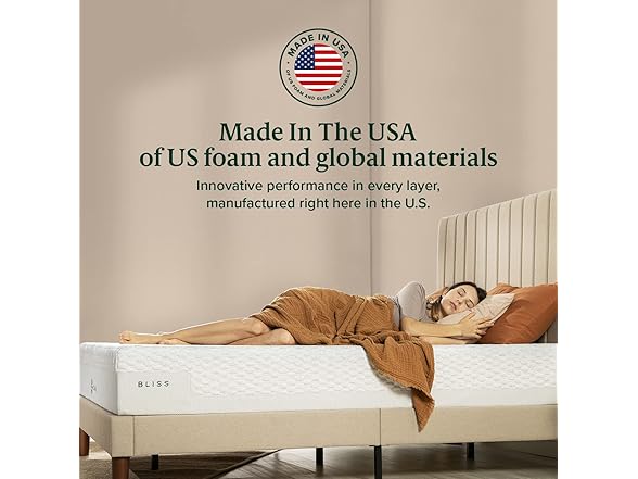 ZINUS 10" Bliss Memory Foam Twin Mattress