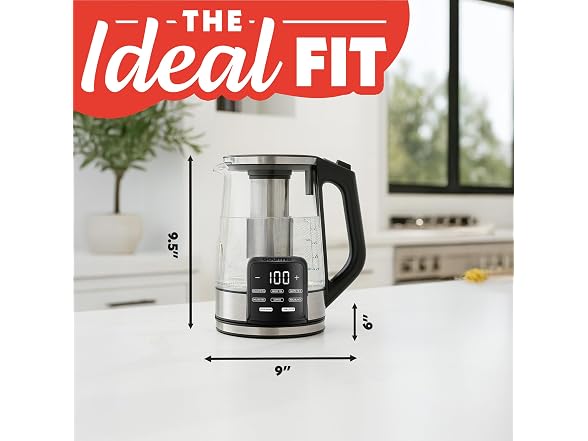 Gourmia Electric Glass Kettle – 1.7L 