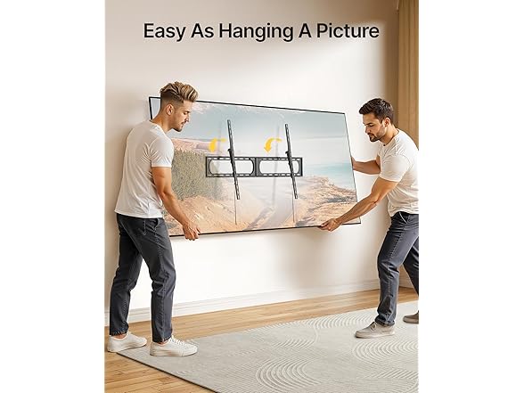 monTEK Heavy Duty Tilting TV Wall Mount | 37-140''