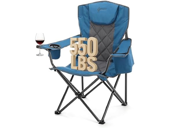 Arrowhead Outdoor Deluxe Folding Quad Chair