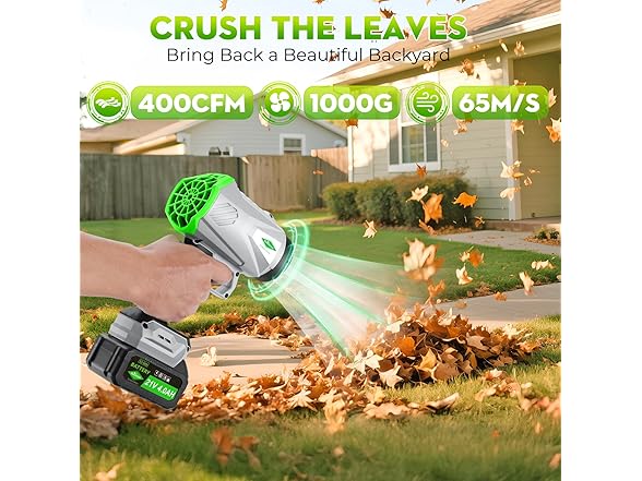 NineTrees Leaf Blower Cordless