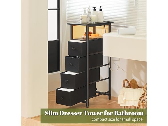 Yoobure narrow nightstand
