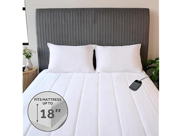 Sunbeam Wi-Fi Heated Mattress Pad, Full