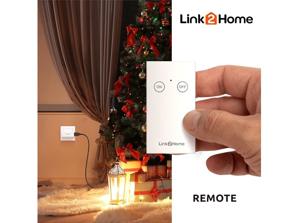 Link2Home Wireless Remote Control Outlet (2 Pack)