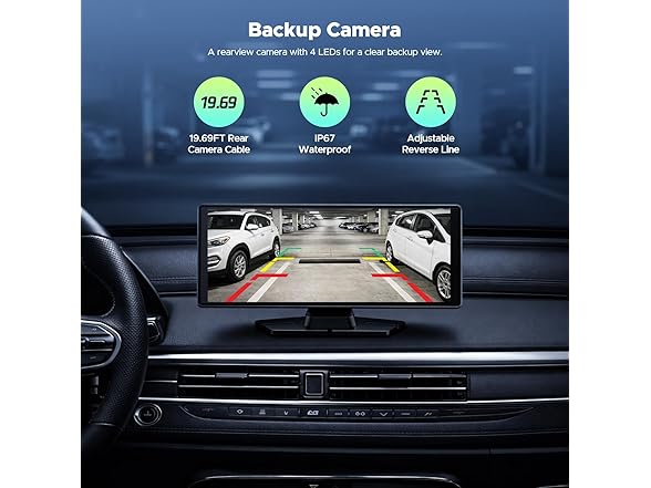 LAMTTO 9.26" Wireless CarPlay Screen