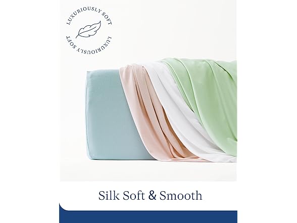 PurComfy Bamboo Crib Sheet, 28x52x9"