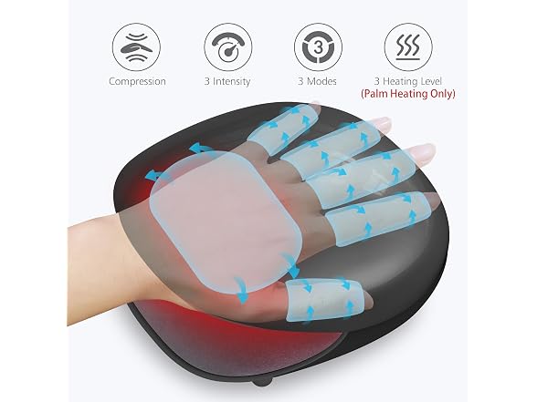 Wireless Hand Massager With Heat -3