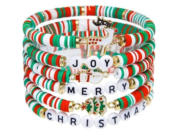 PNNY AMDA 6 Pack Christmas Bracelets