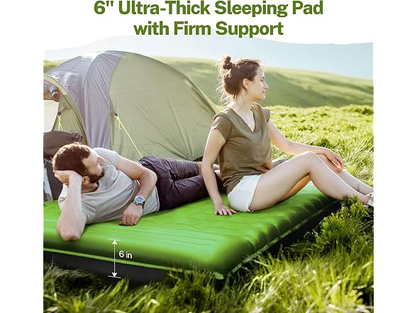 OGERY Double Sleeping Pad Foot Pump